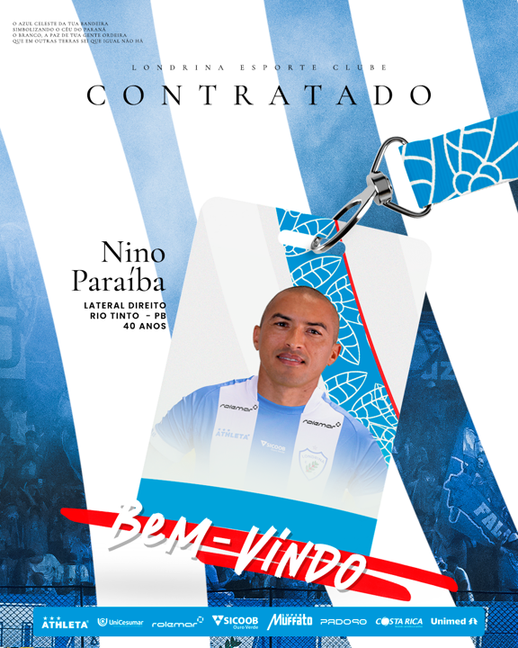 Nino Paraíba é o novo reforço do Tubarão