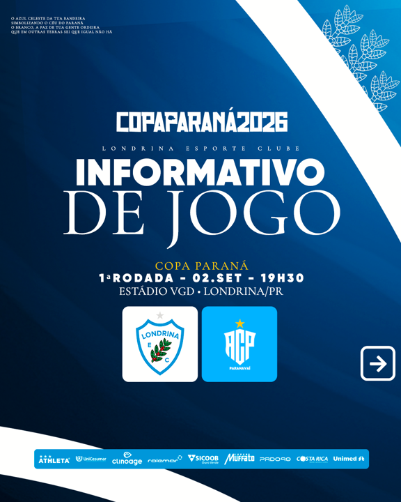Ingressos para Londrina e Paranavaí já estão disponíveis