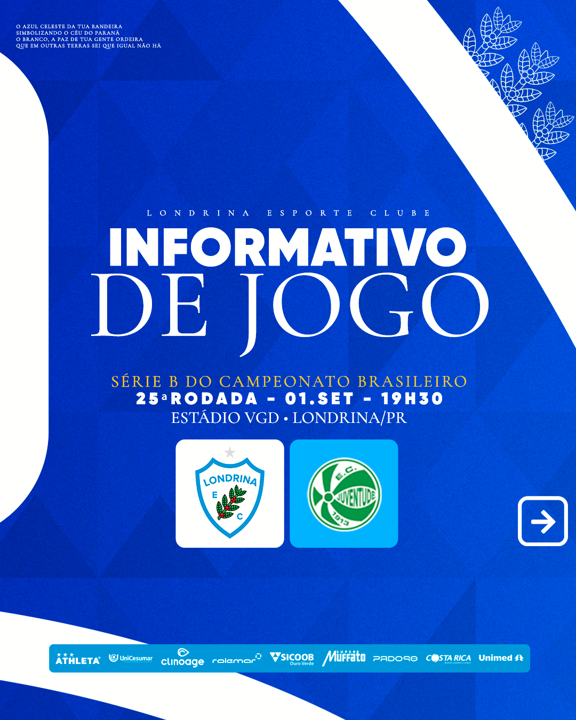 Ingressos para Londrina e Juventude já estão disponíveis