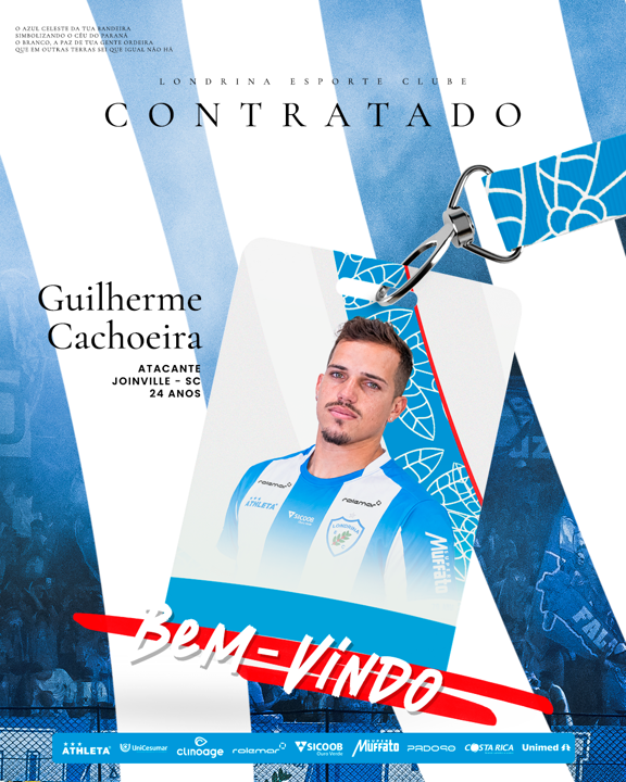 Guilherme Cachoeira é o novo reforço do Tubarão