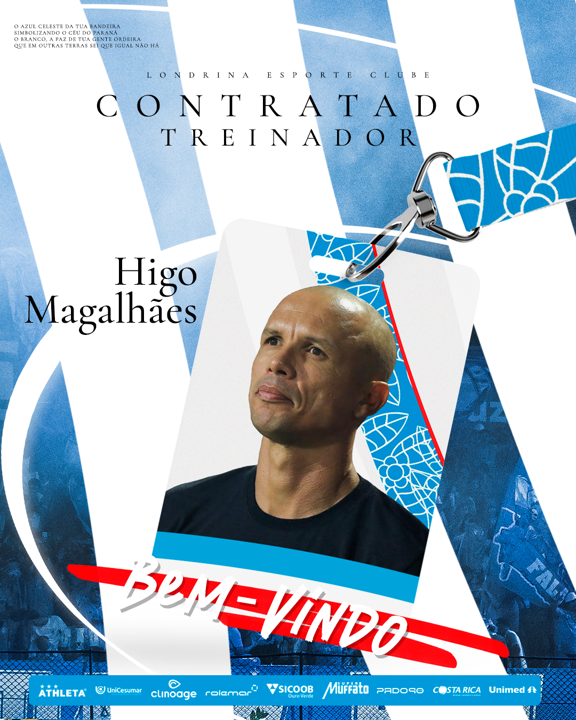 Higo Magalhães é o novo treinador do Londrina Esporte Clube